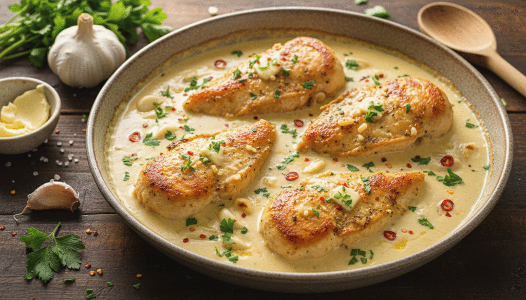 Creamy Garlic Butter Chicken