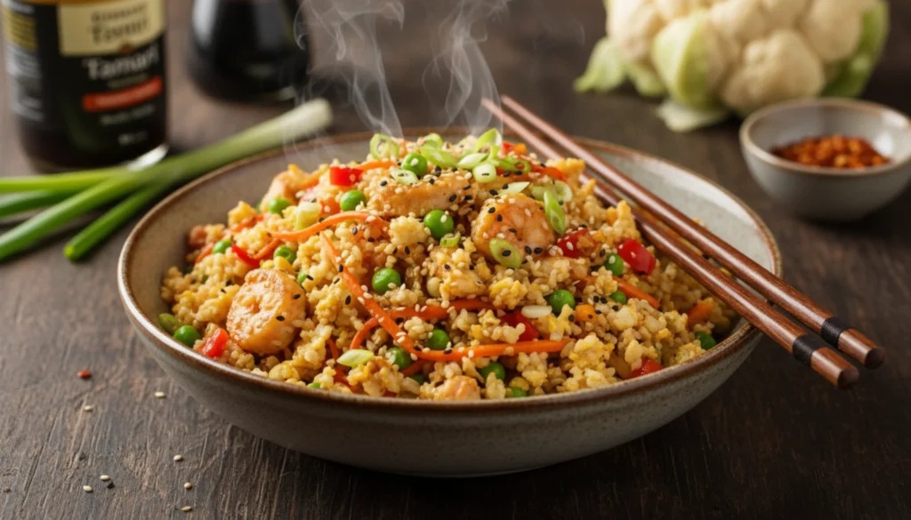 Keto Cauliflower Fried Rice