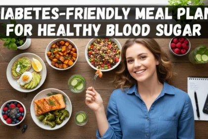 Diabetes-Friendly Meal Plan For Healthy Blood Sugar