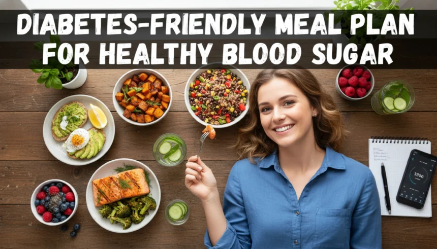 Diabetes-Friendly Meal Plan For Healthy Blood Sugar