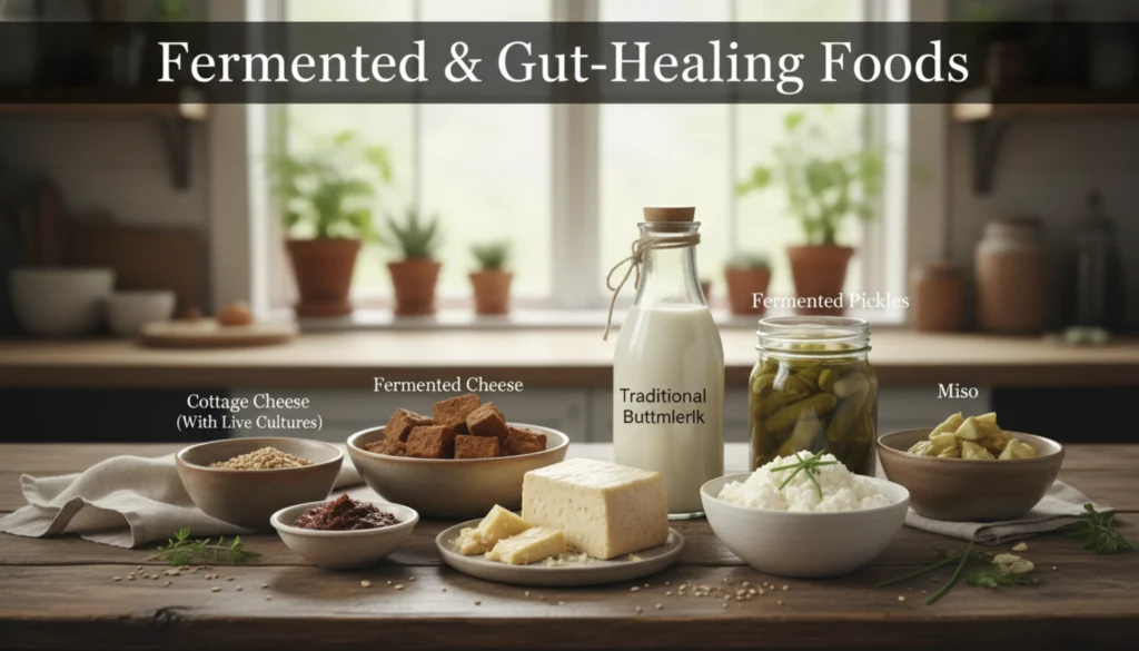Fermented & Gut-Healing Foods
