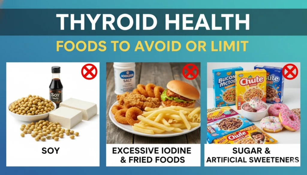 Foods to Avoid or Limit for Thyroid Health