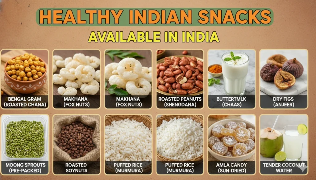 Healthy Snacks Available In India