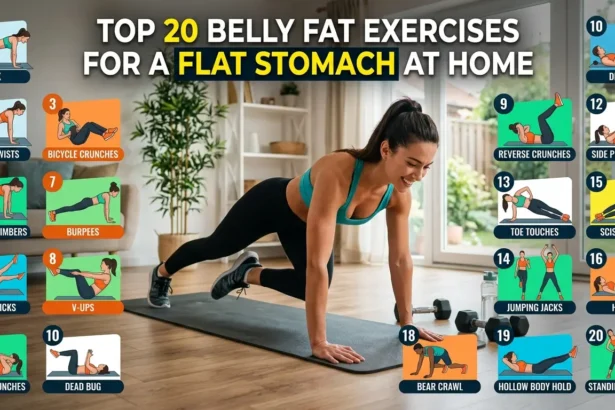 Top 20 Belly Fat Exercises