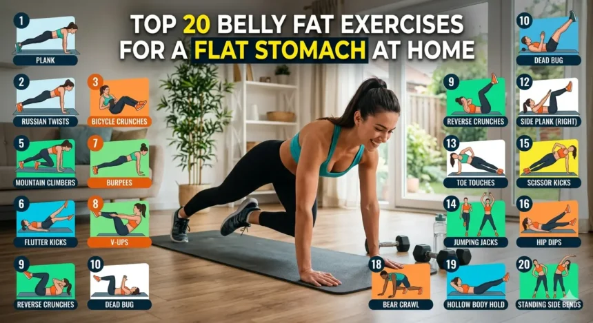 Top 20 Belly Fat Exercises