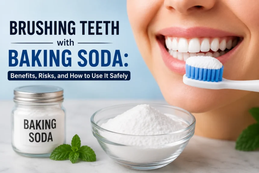 Brushing Teeth with Baking Soda
