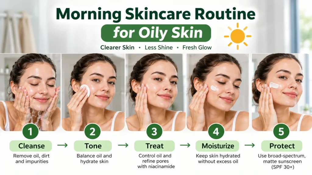 Morning Skincare Routine for Oily Skin