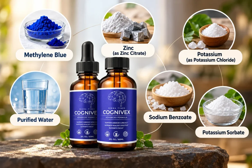 The Cognivex Formula and Ingredients