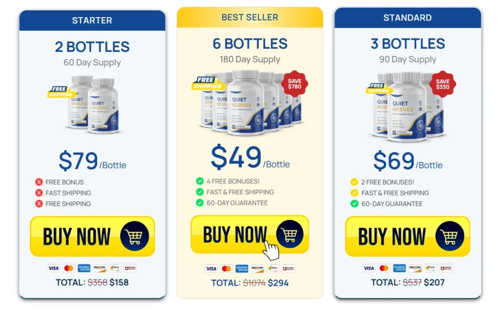 Quiet Nerves Price