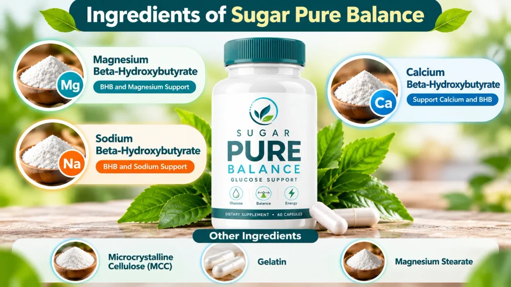 Sugar Pure Balance Ingredients