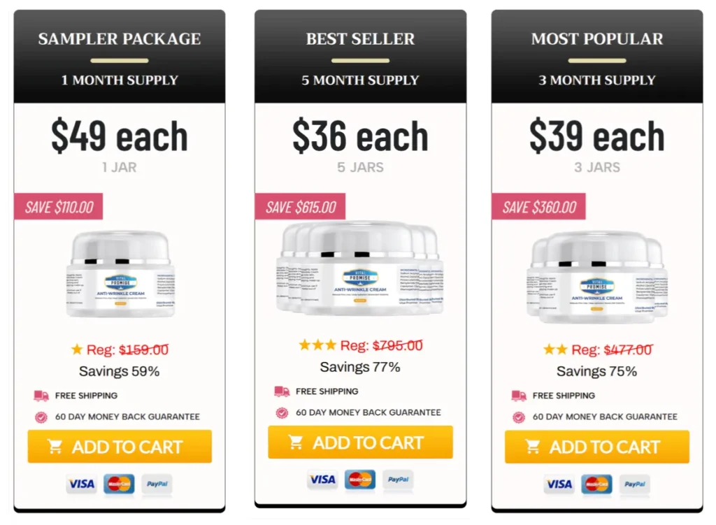 Vital Promise Cream Price